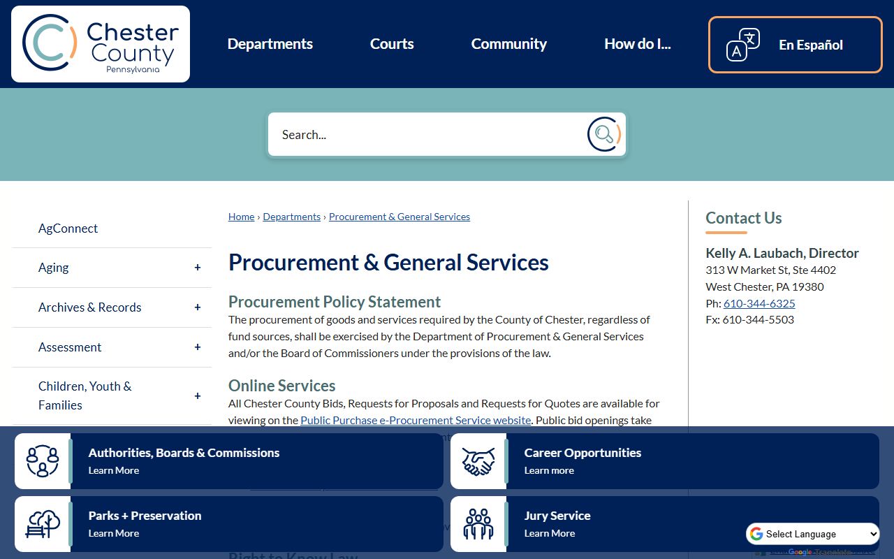 Chester County Court of Common Pleas trial court records and probation source